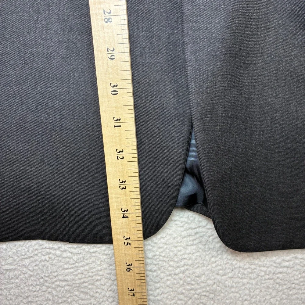 Hickey Freeman Loro Piana Blazer Men 48 Long Black Super 130s Wool Suit Jacket